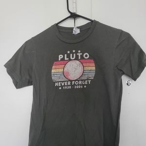 2000s funny Pluto shirt